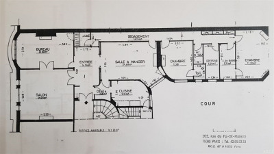 plan appartement ancien