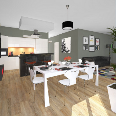 投资产品 - 公寓 3 间数 - 75.4 m2 - Metz - Photo 