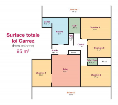 annonce immobiliere Location Appartement Évry Colocation dans grand appart. 4 chambres
Evry Village. Au calme. Appartement 95m² Loi Carrez, avec hall ...