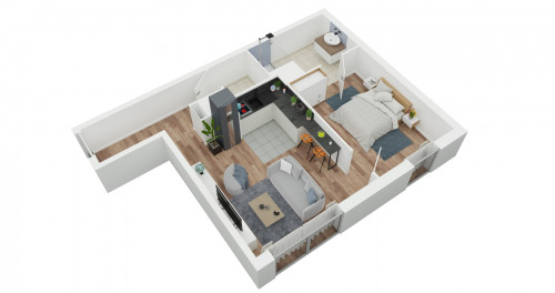 Producto de inversión
 - Apartamento 2 habitaciones - 41,54 m2 - Lucé - Photo 