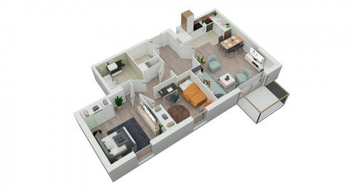 Producto de inversión
 - Apartamento 2 habitaciones - 41,54 m2 - Lucé - Photo 