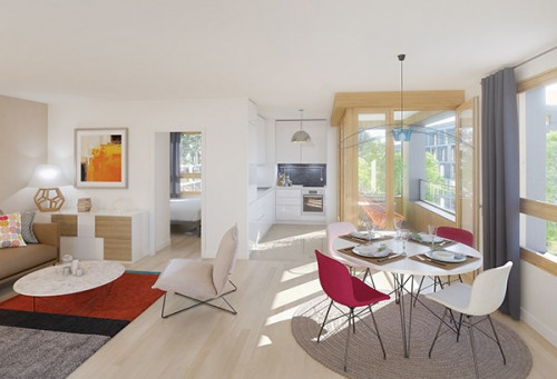 Вложения денег в недвижимости - квартирa 2 комнаты - 40 m2 - Torcy - Photo 