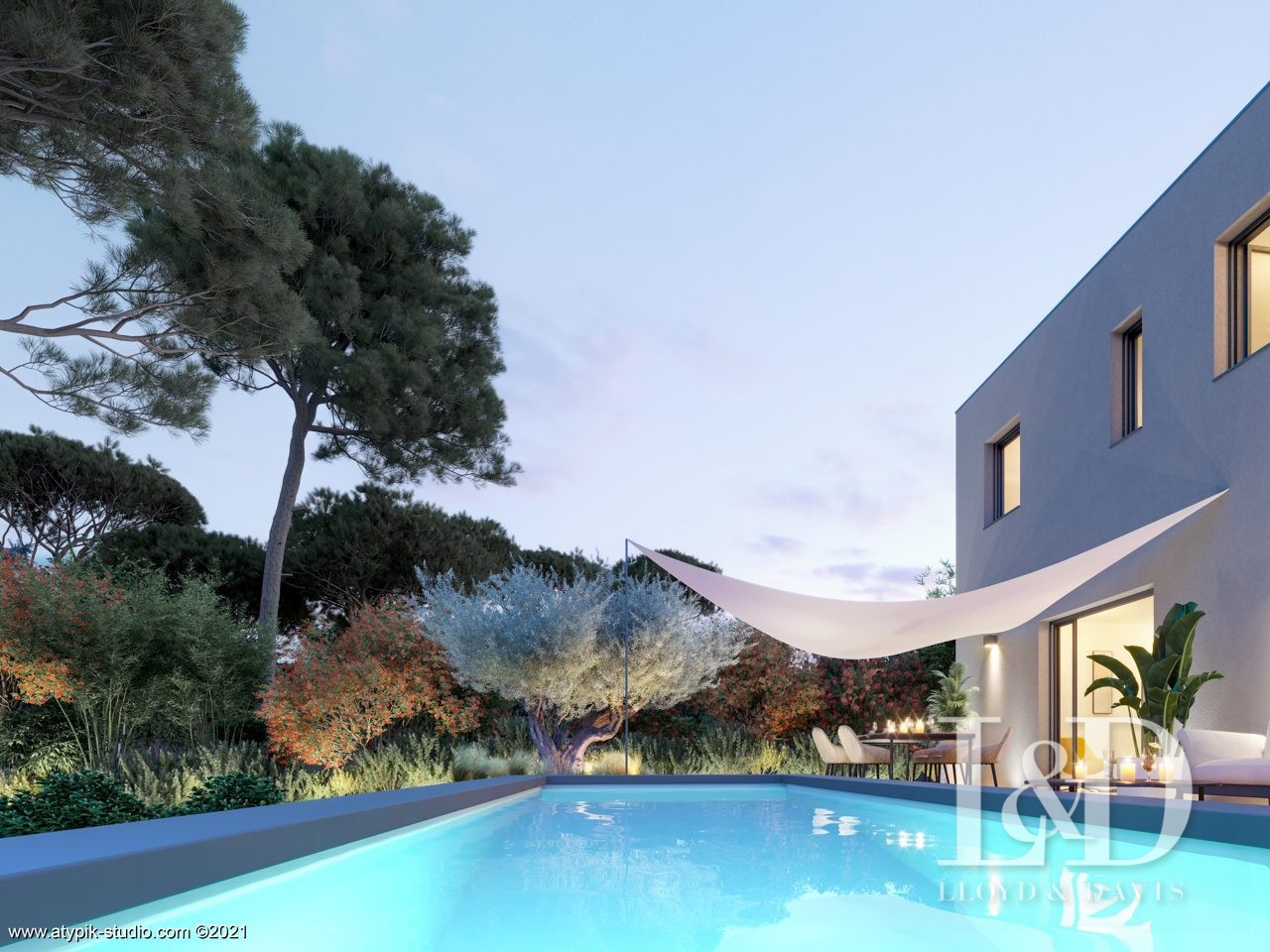 Contemporary house for sale in the district Boutonnet