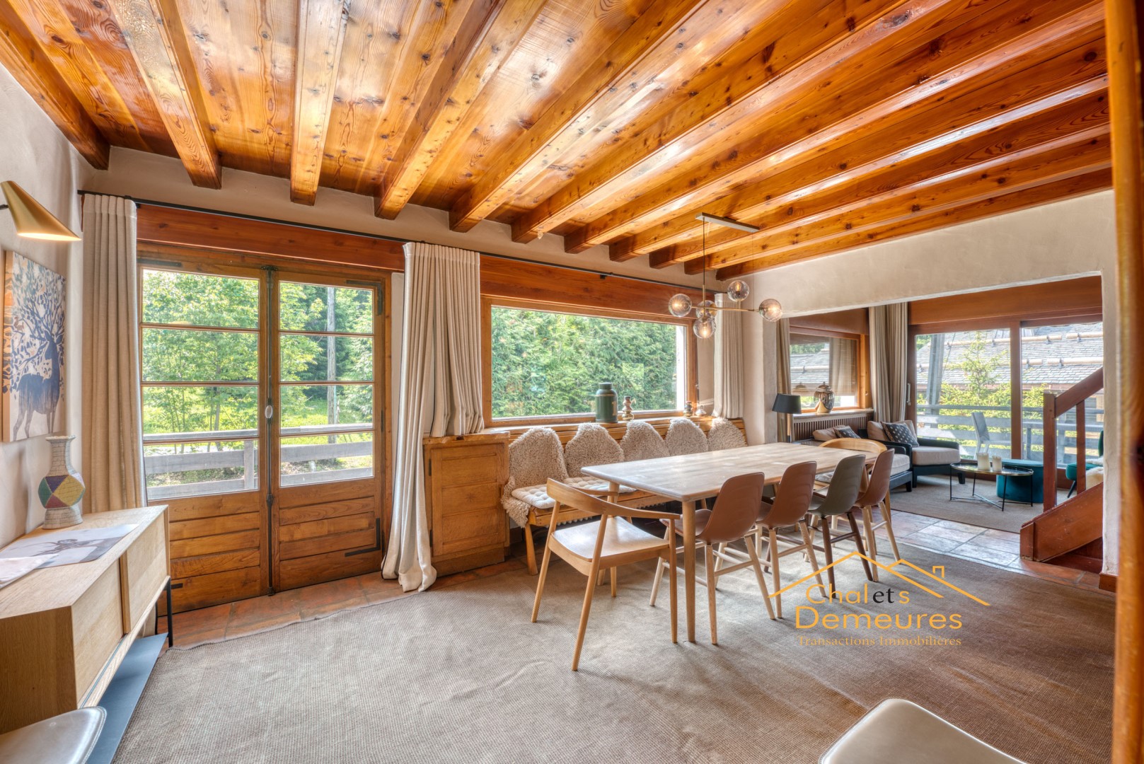 Maison de luxe à vendre à Megève