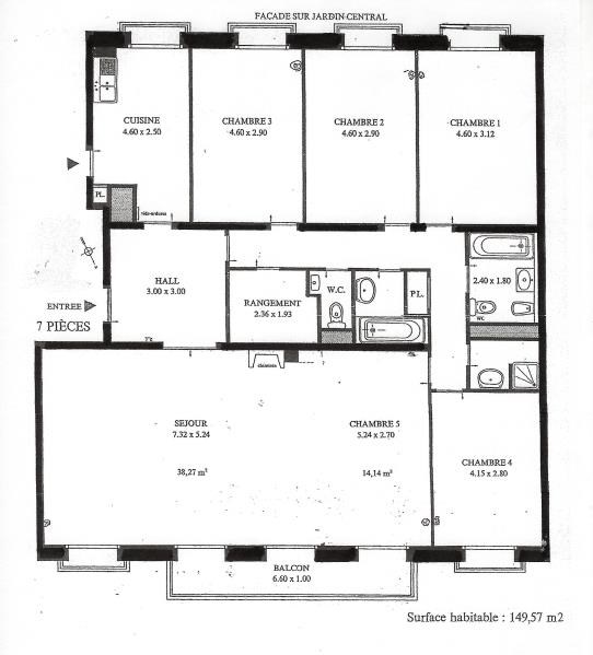 plan appartement 7 chambres