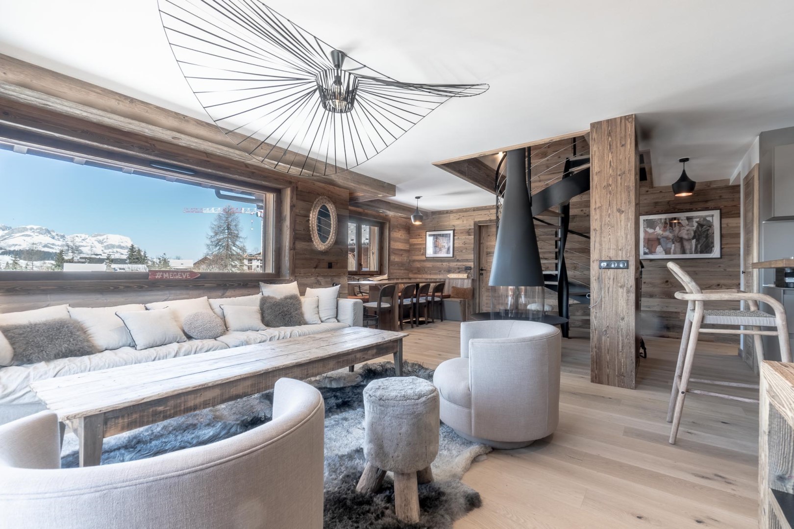 luxury duplex for sale in Megève