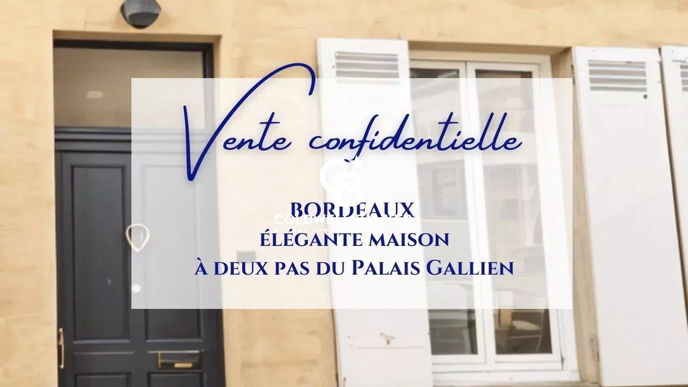 Maison de luxe à vendre dans le quartier Hôtel de Ville-Quinconce-Saint Seurin-Fondaudège