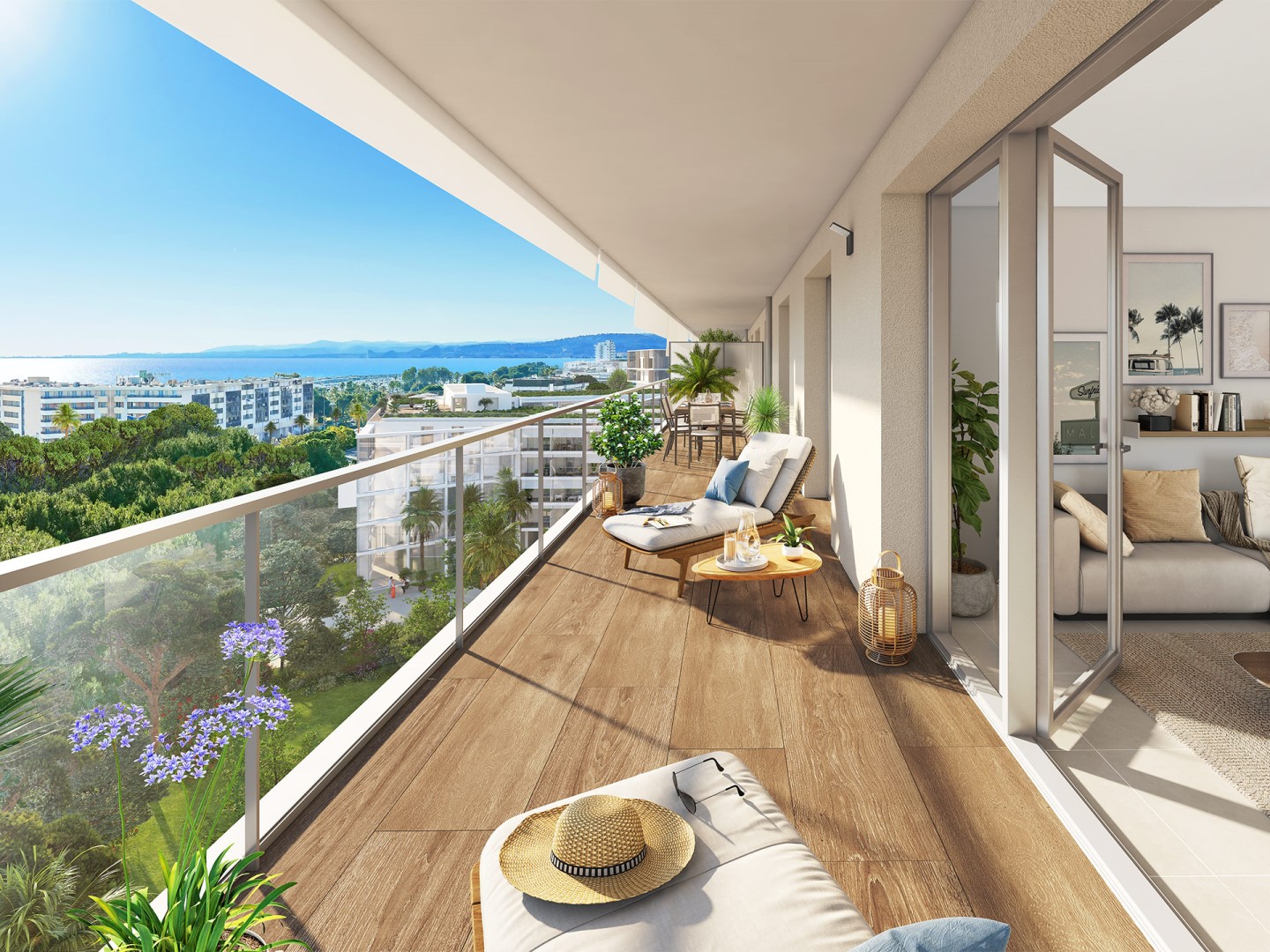 Luxury apartment for sale in the district Les Paluds