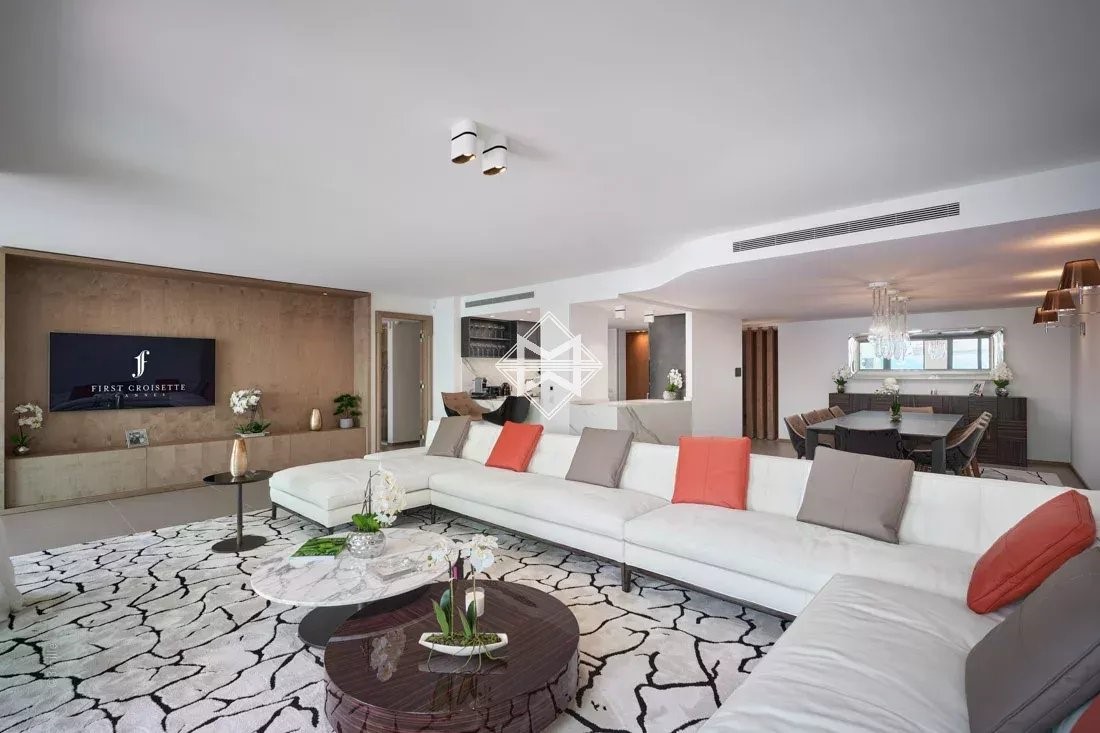 Appartement de luxe en location saisonnière dans le quartier Croisette-Palm-Beach