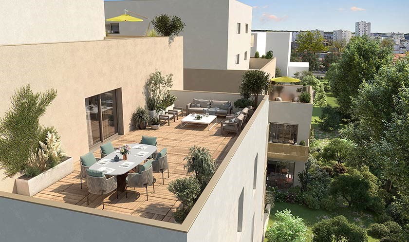 Program neuf LES JARDINS D'ELSA - Vaulx-en-Velin