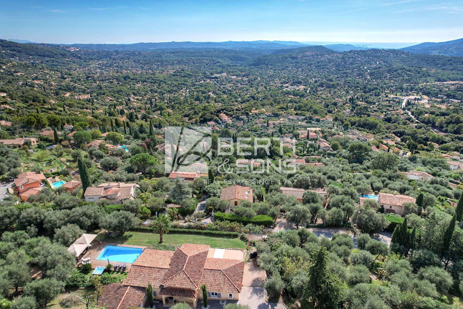 Maison de luxe à vendre au Le Tignet