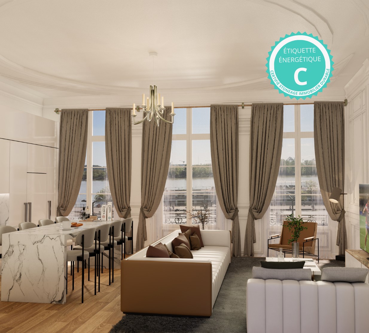 Appartement de luxe à vendre dans le quartier Le Lac-Bacalan