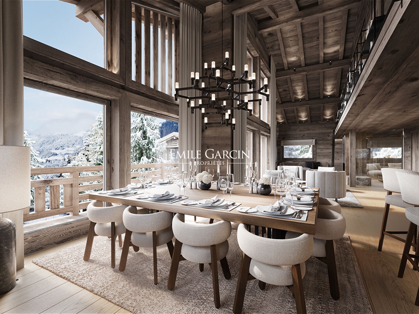 Luxe chalet te koop in Megève