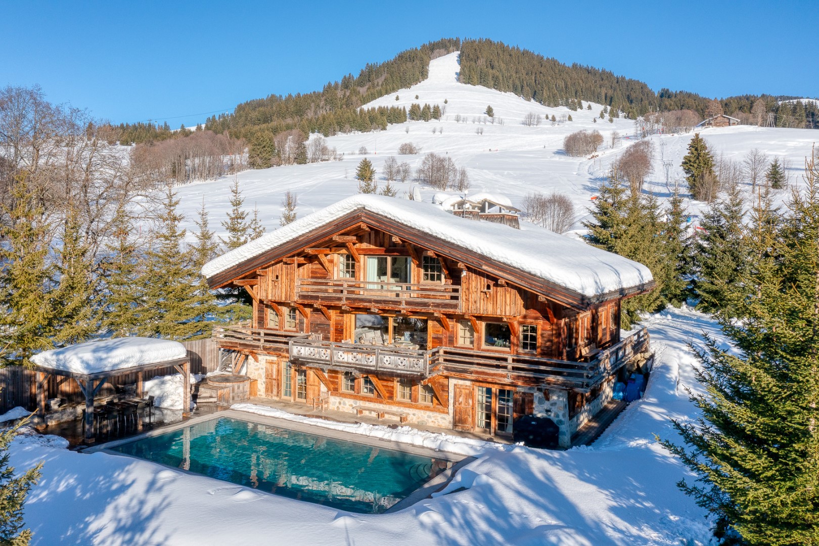 Chalet de luxe en location saisonnière à Megève