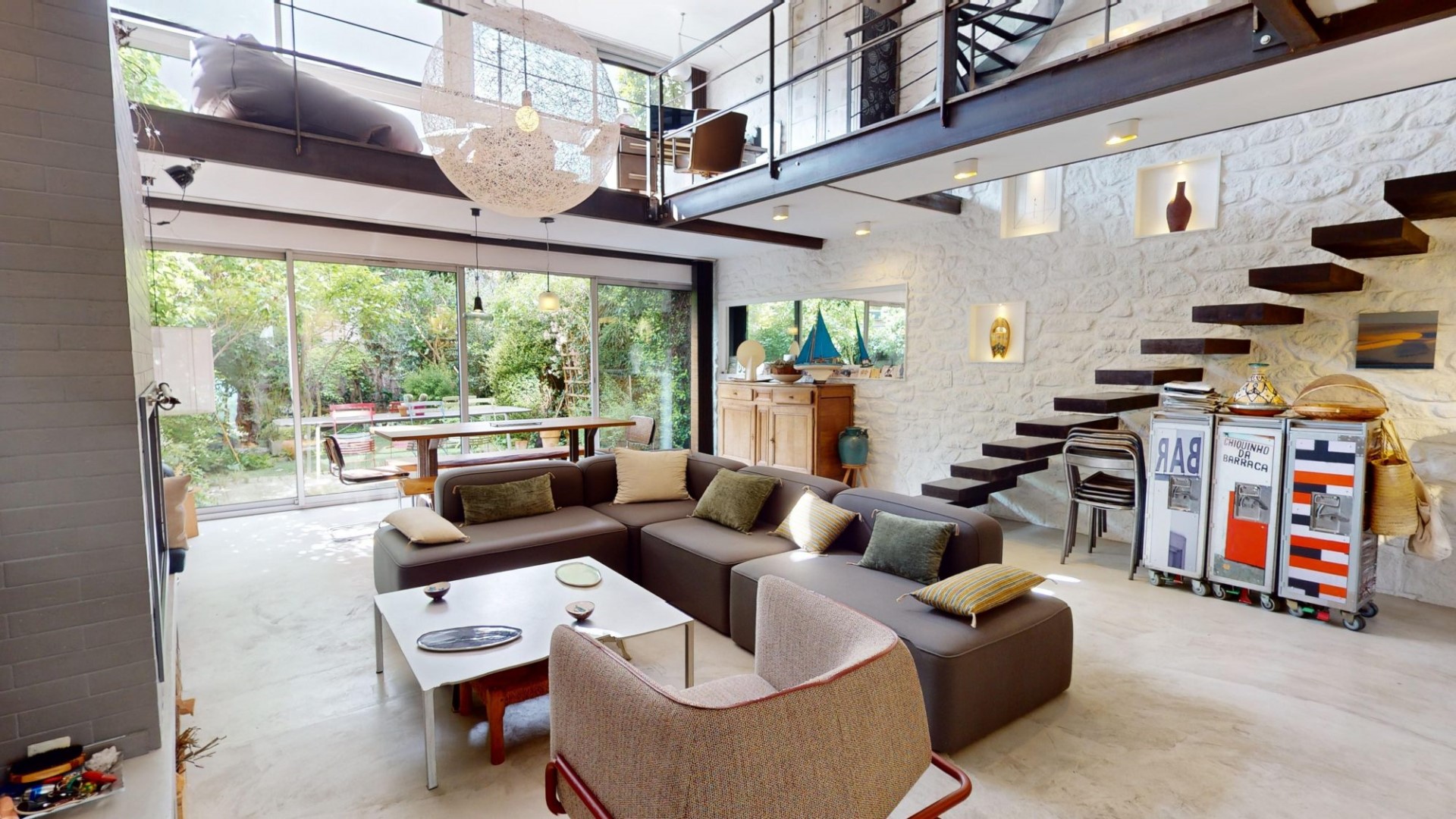 Duplex de luxe à vendre à Paris 20ème