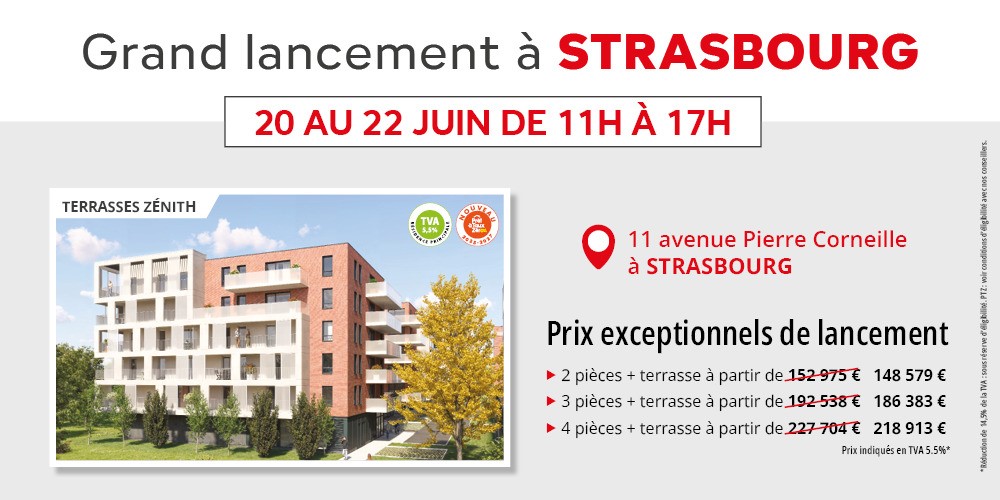 Program neuf Terrasses Zénith - Strasbourg