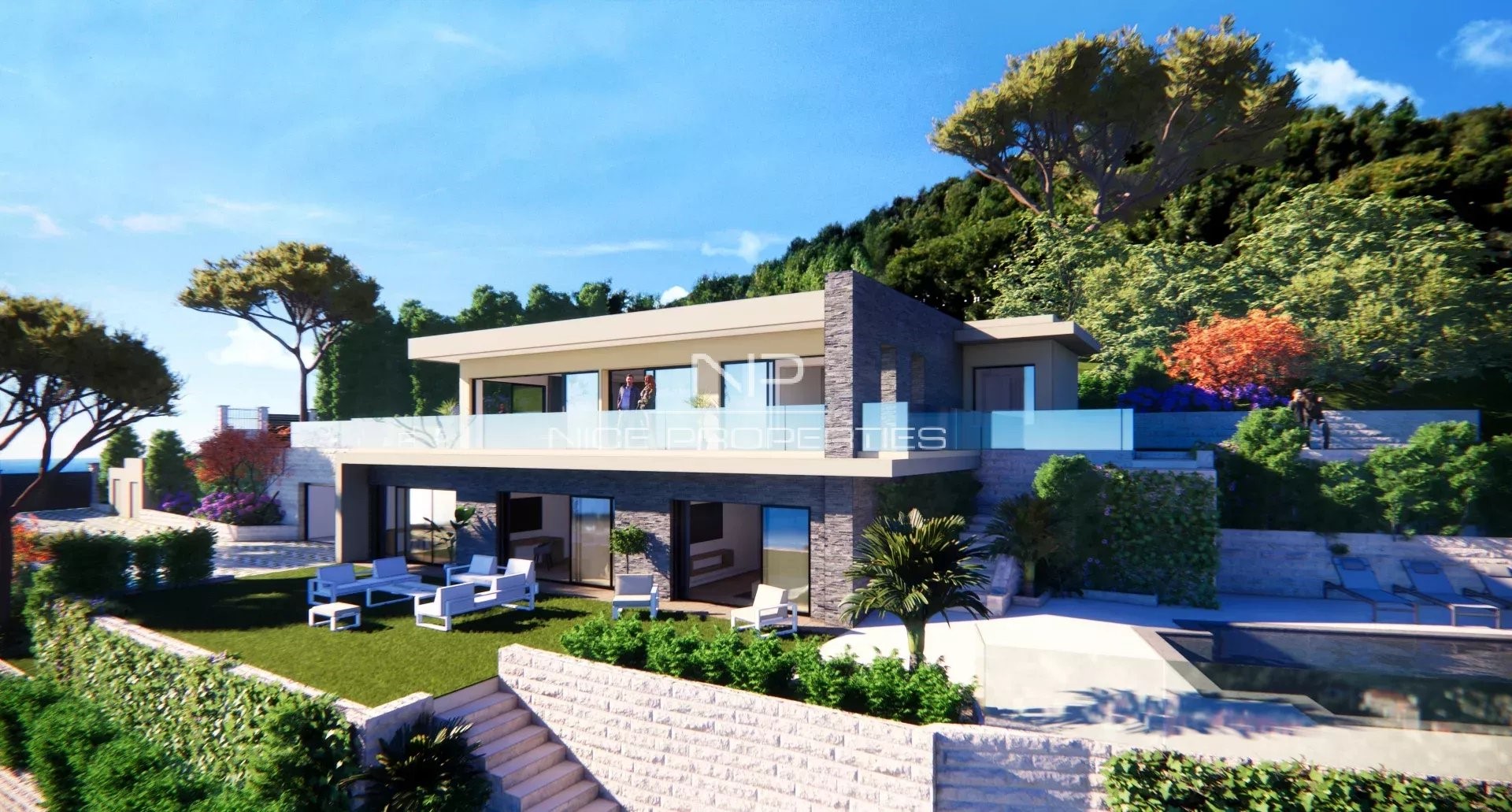 Luxury villa for sale in the district Val de Gorbio