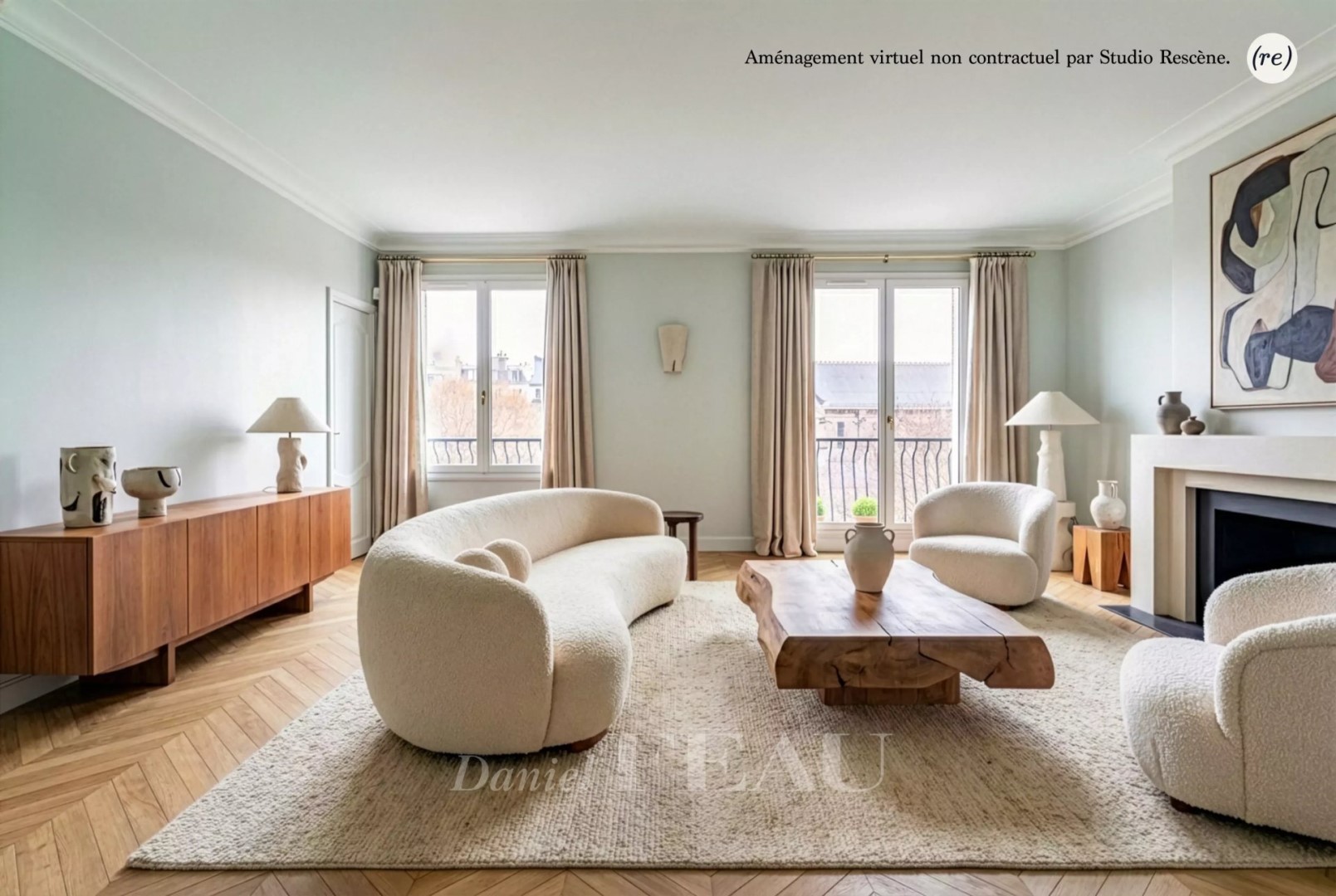 Luxury apartment for sale in the district Ile de la Jatte-Parc d'Orléans