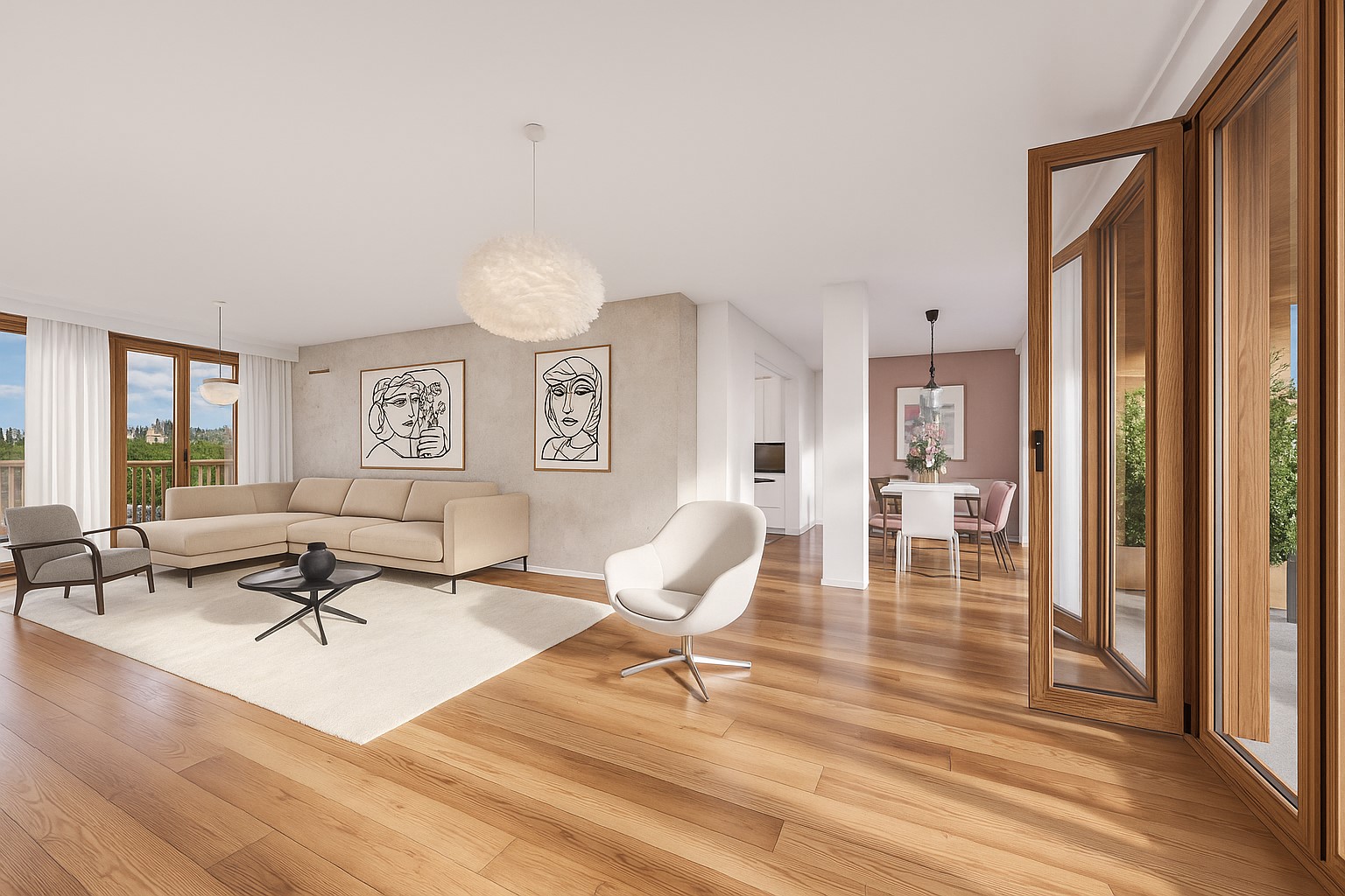 Luxury apartments / penthouses for sale in the district Muette Sud