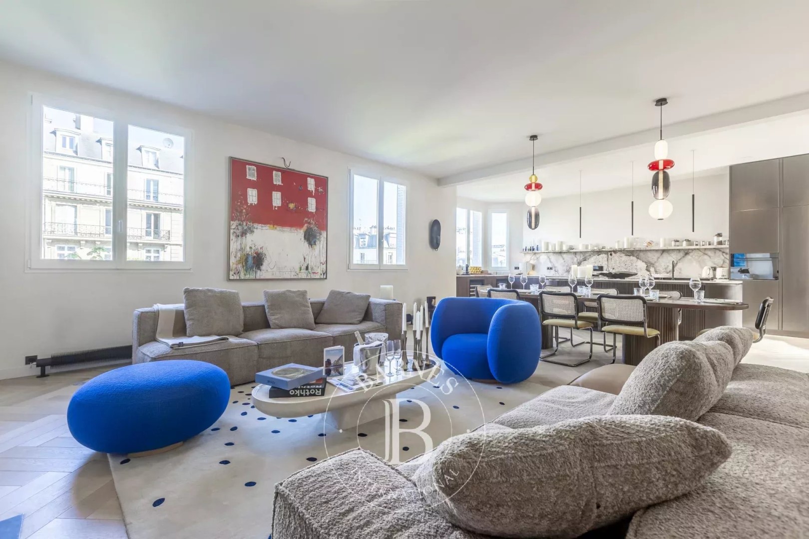 Luxury apartment for rent in the district Parc Monceau