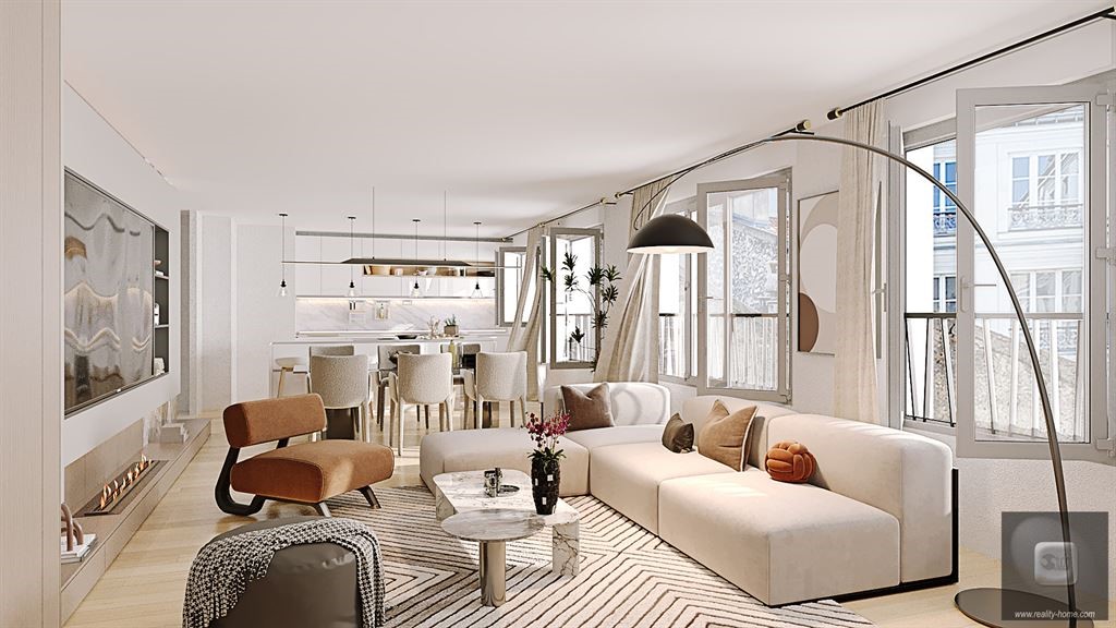 Luxury apartment for sale in the district Batignolles-Cardinet