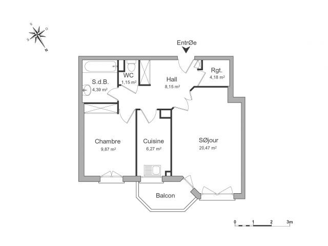 plan appartement rgt