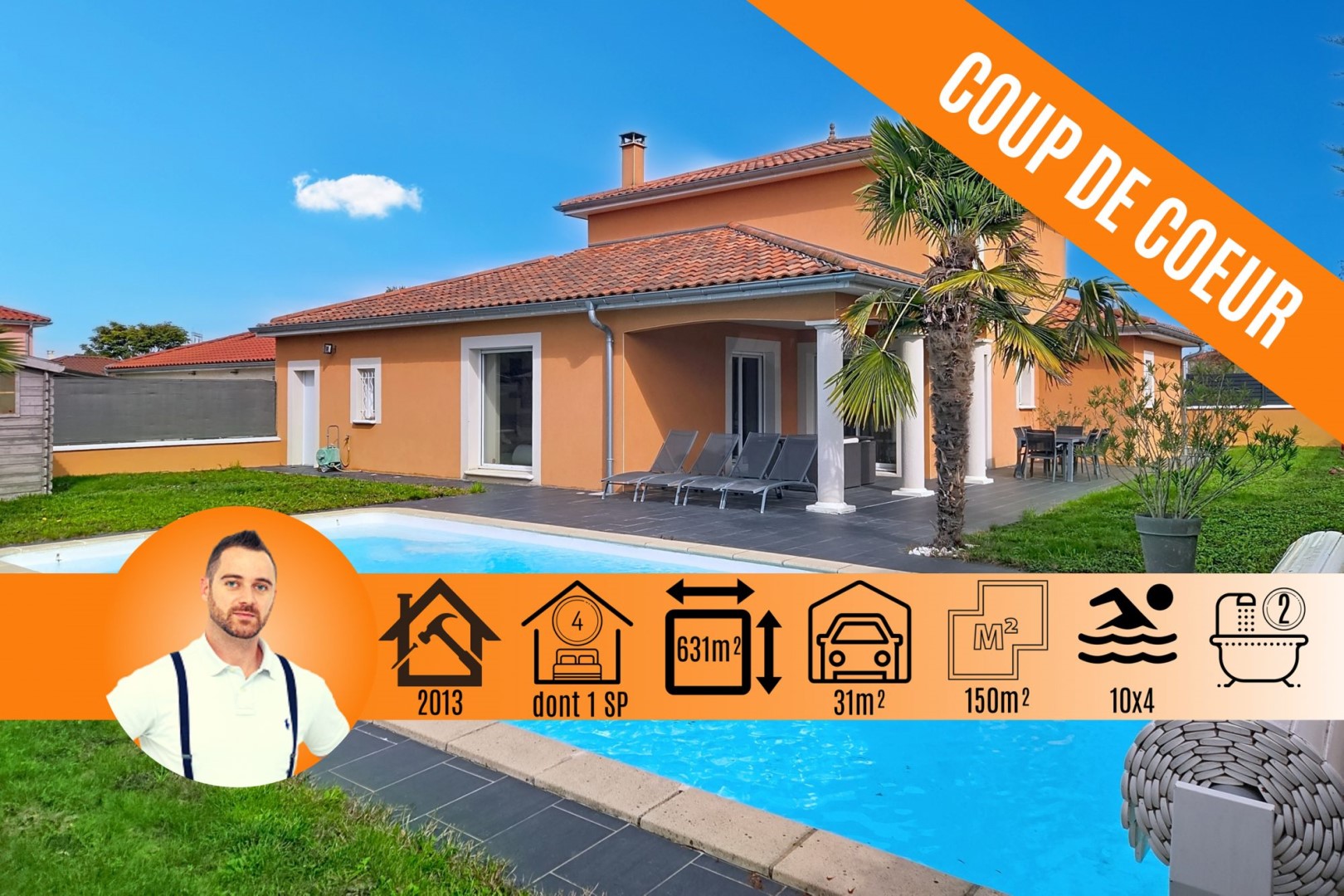 Contemporary house for sale in the district Ouest