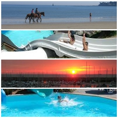 camping 2 piscines+tobogansriviere a contre courant