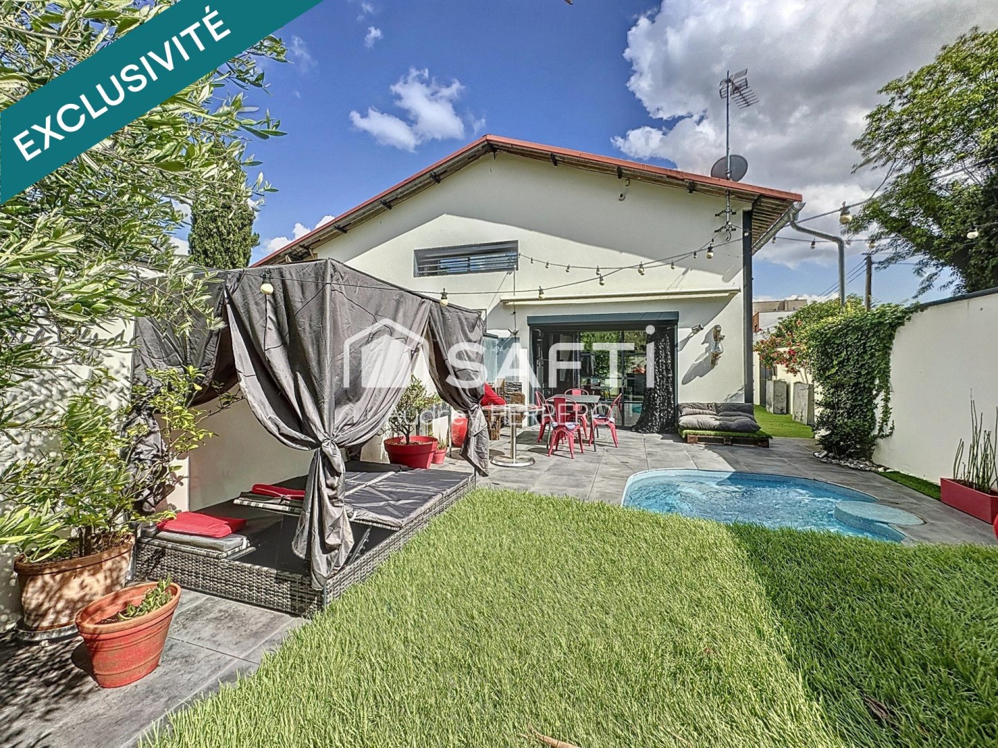 Maison contemporaine à vendre dans le quartier Croix Daurade-Borderouge-Paleficat-Trois Cocus 