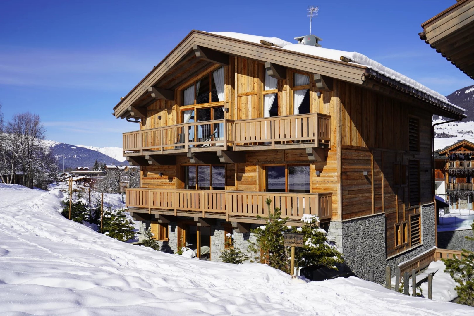 Luxe chalet te huur in Courchevel