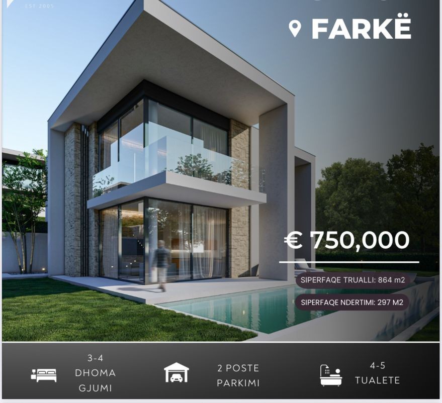 Villa de luxe à vendre Tirana