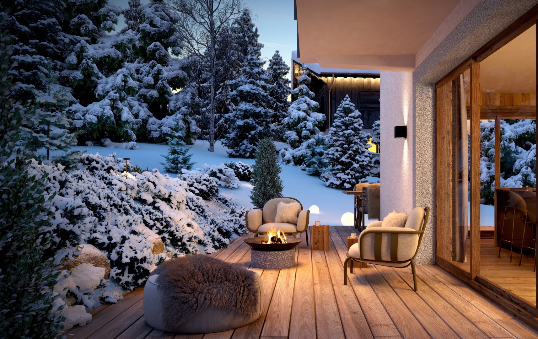 luxury duplex for sale in Megève