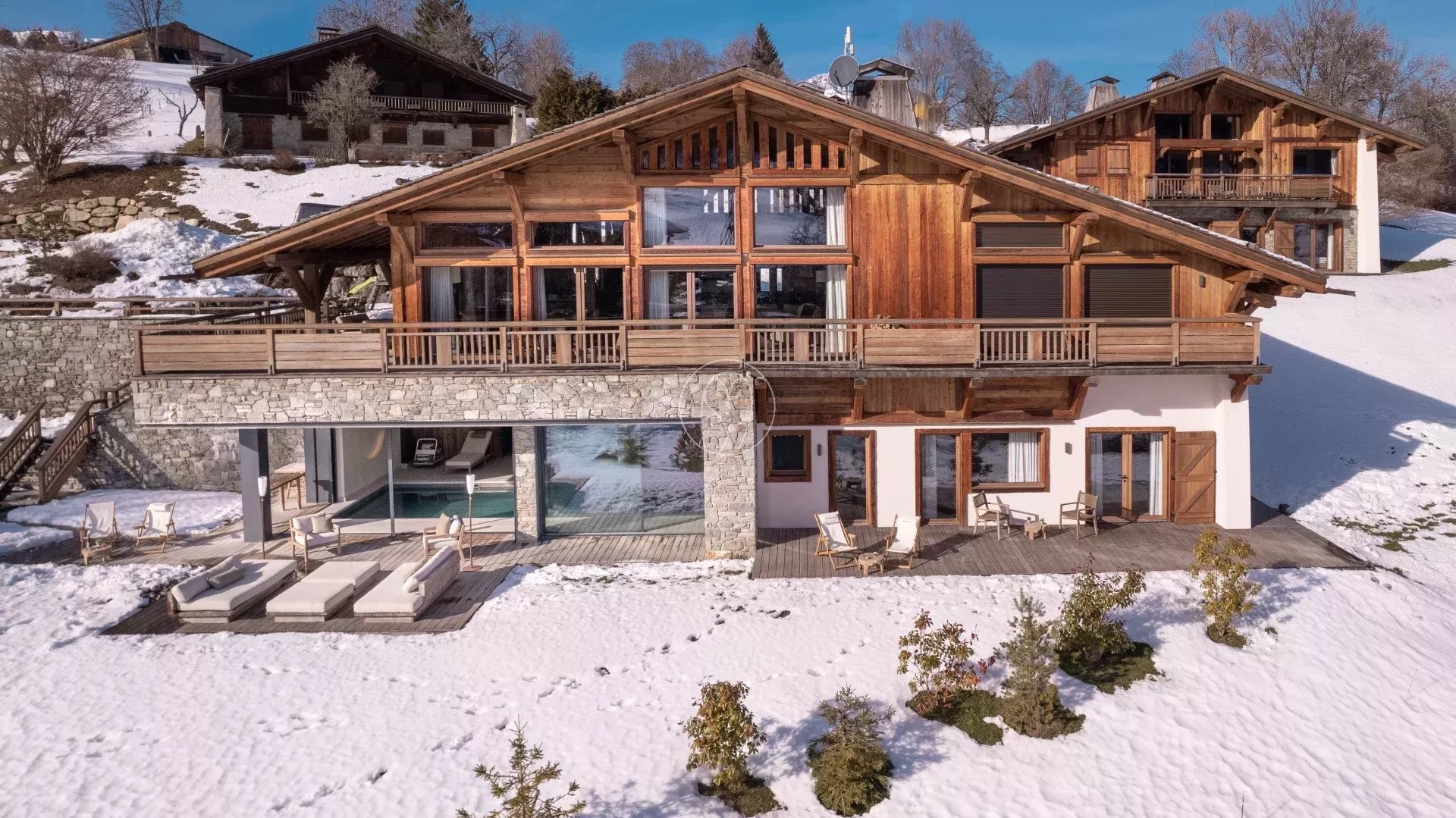 Luxe chalet te koop in Combloux