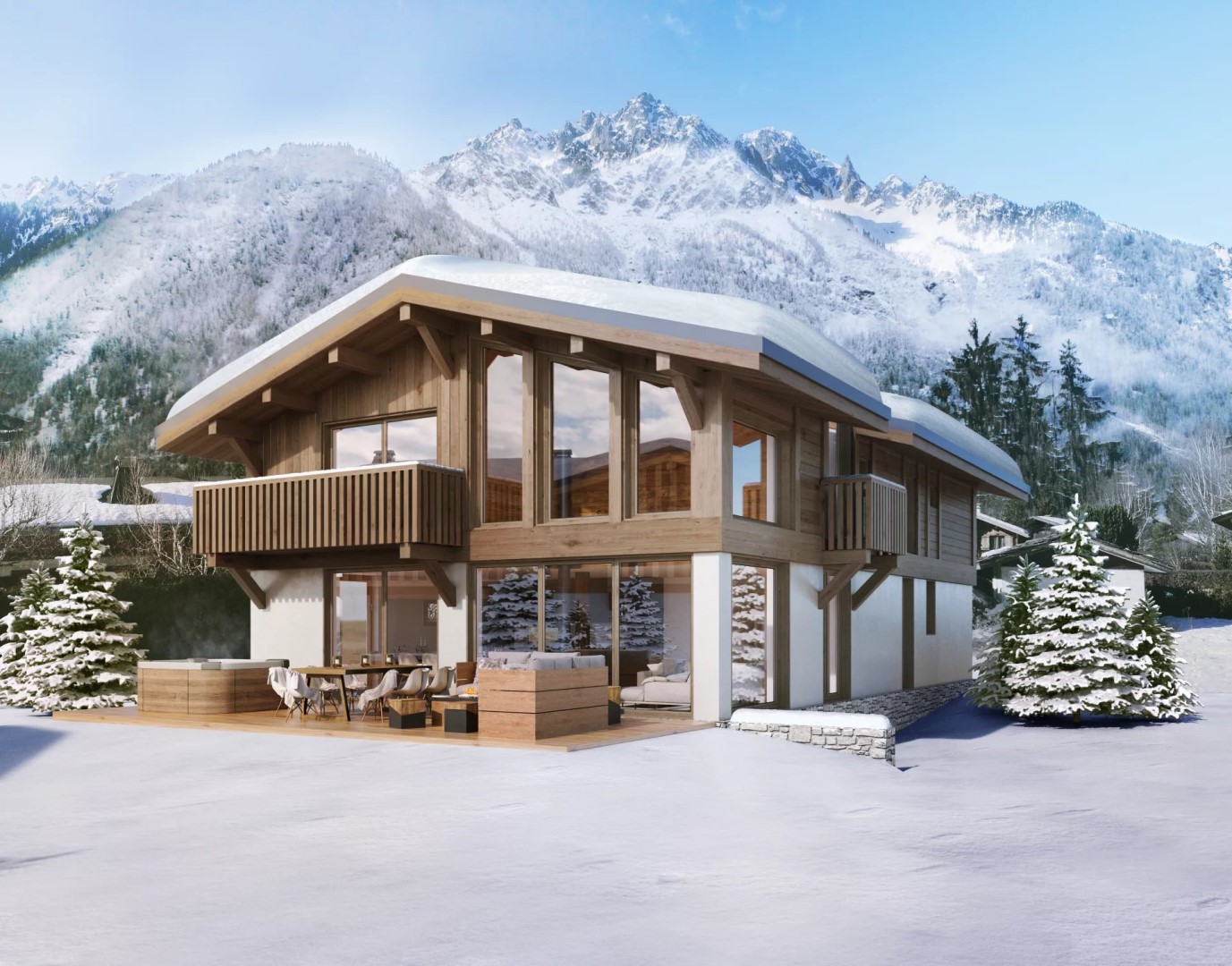 Chalet de luxe à vendre dans le quartier La Tour-Argentière-Les Praz