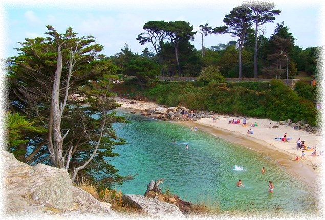 la plage de sable fin du rocher du voleur