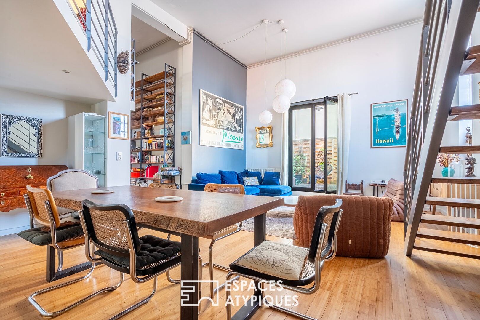 Duplex de luxe à vendre dans le quartier Bas Montreuil-Bobillot
