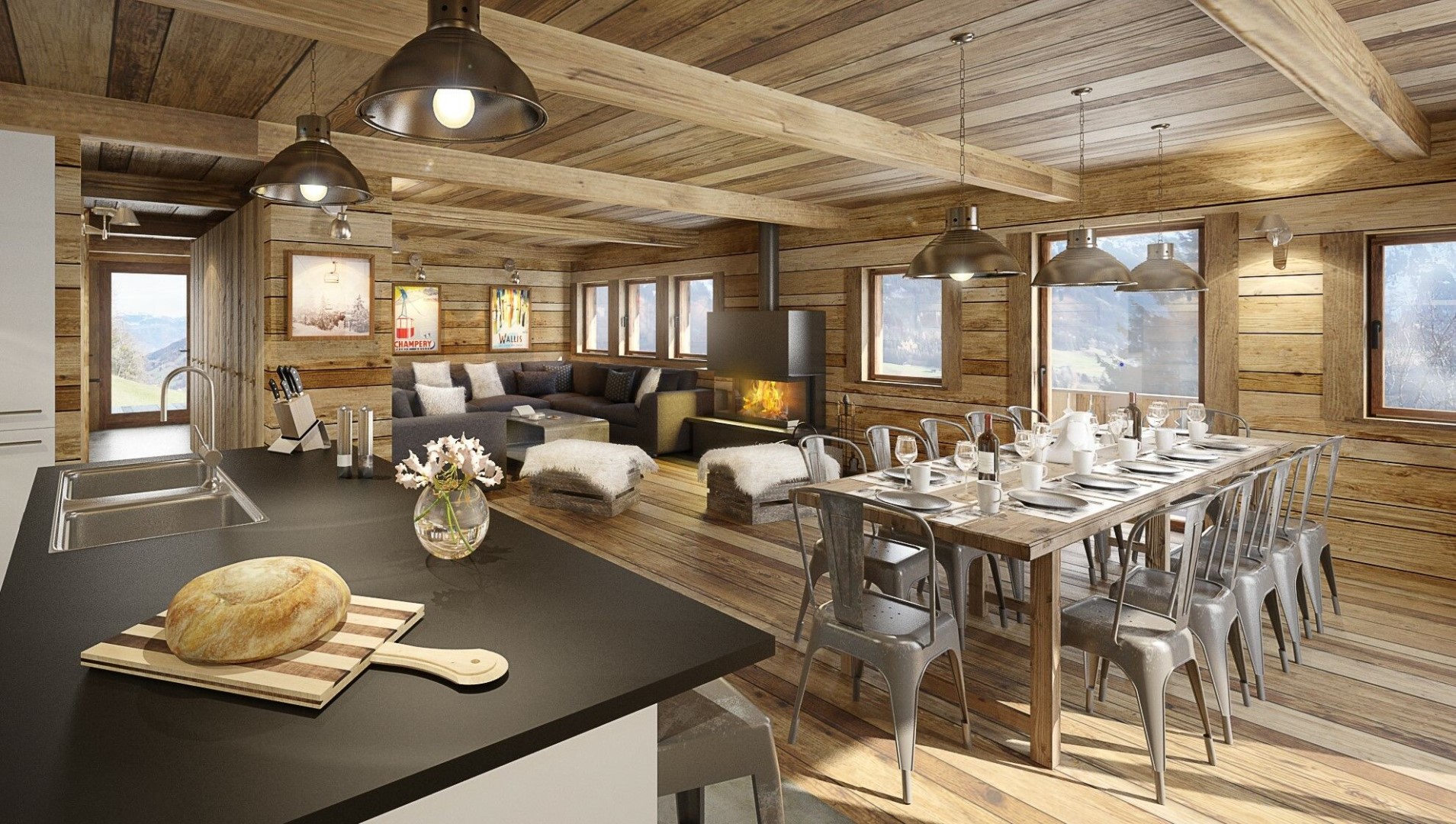 chalets de luxe à vendre en Suisse Lux Residence