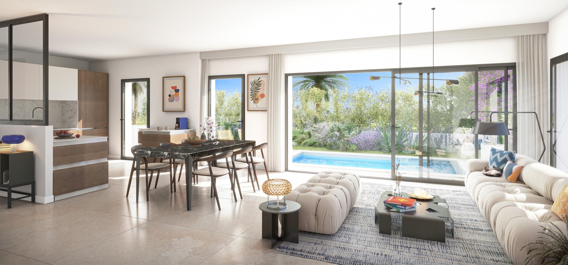 Maison contemporaine à vendre dans le quartier Pointe Rouge