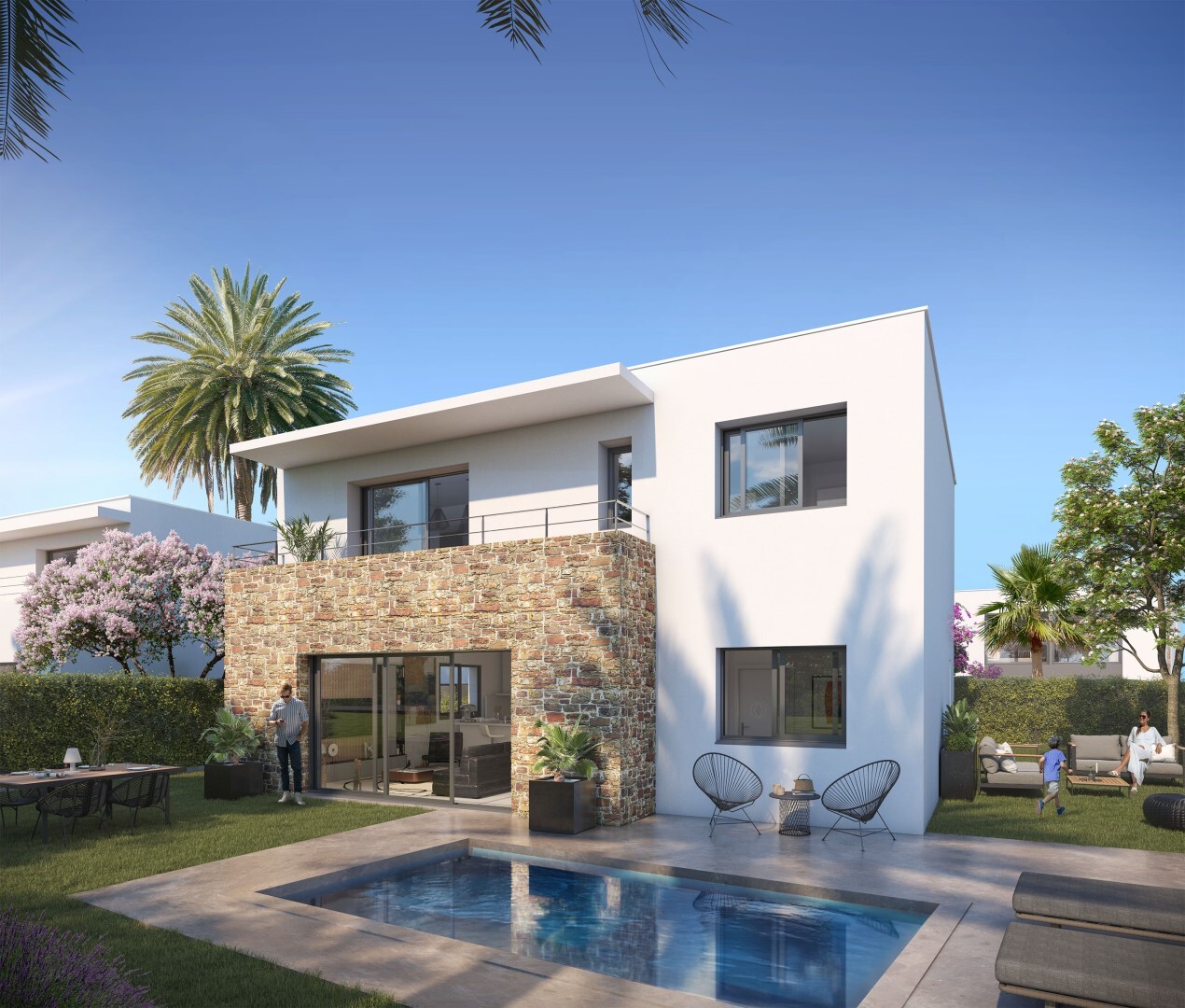 Maison contemporaine à vendre dans le quartier Pointe Rouge