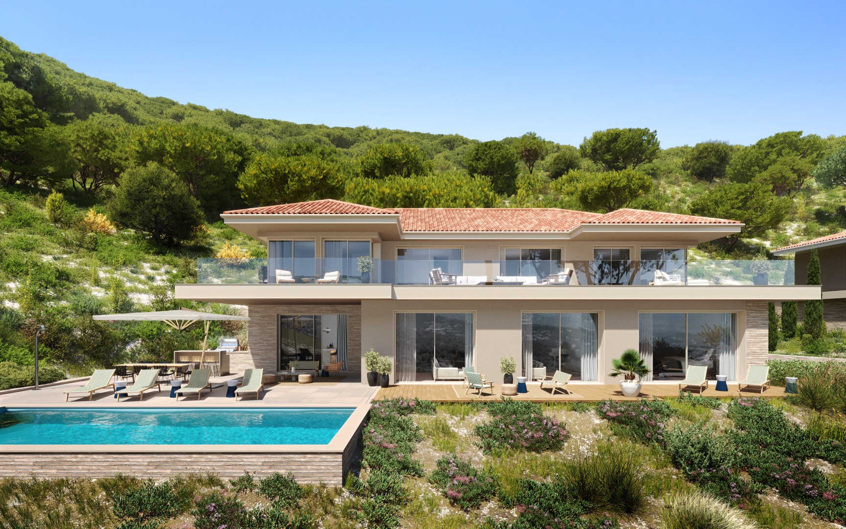 Luxe stadswoning te koop in Grimaud