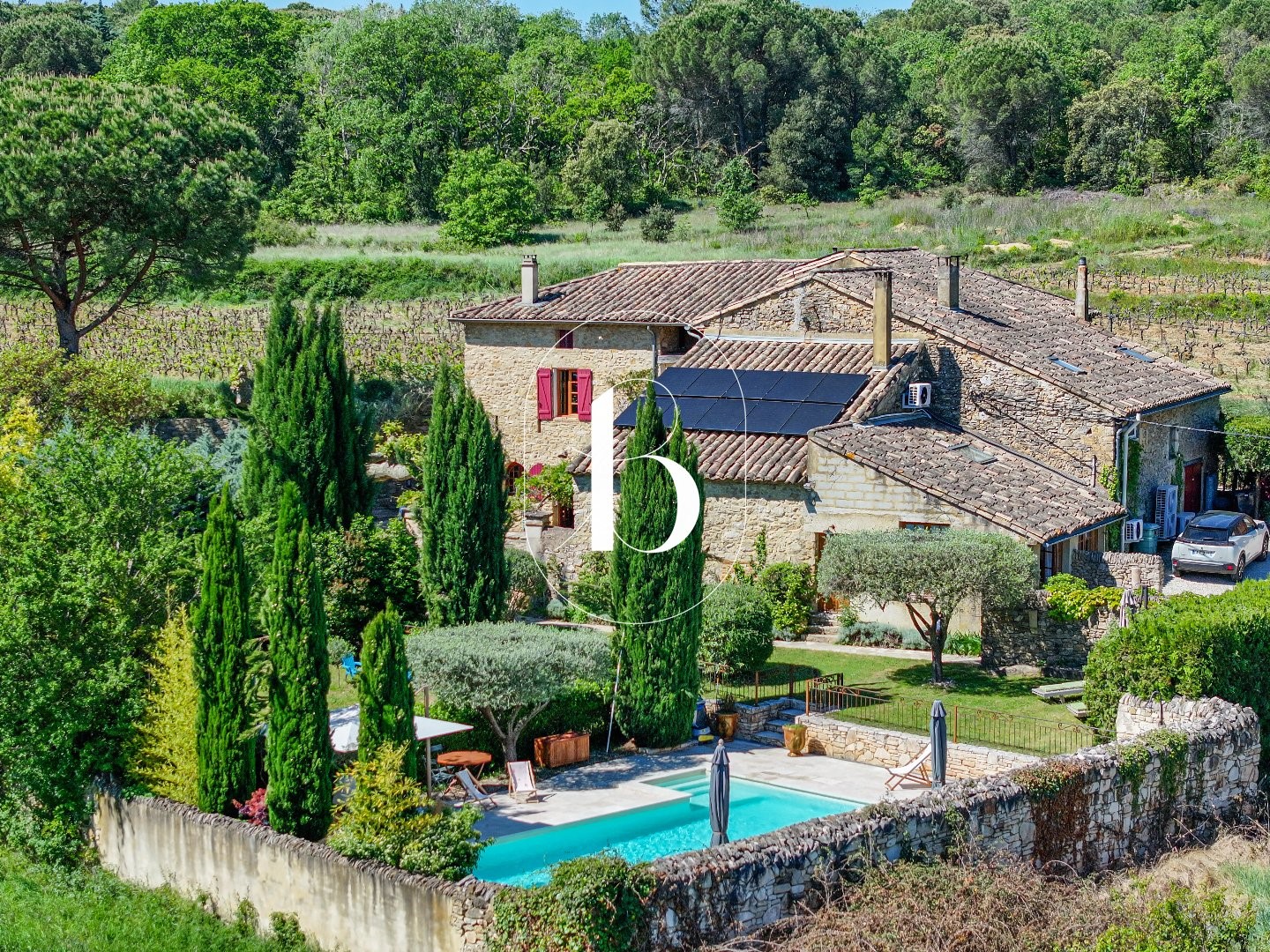 Provençaals landhuis te koop in Goudargues