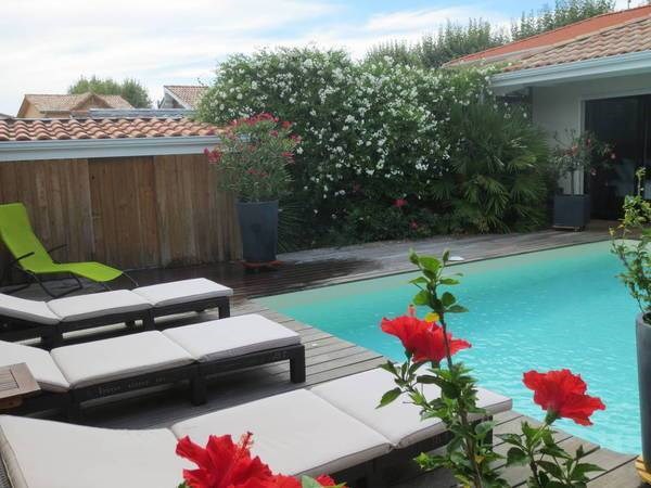 Terrasse extérieure, piscine