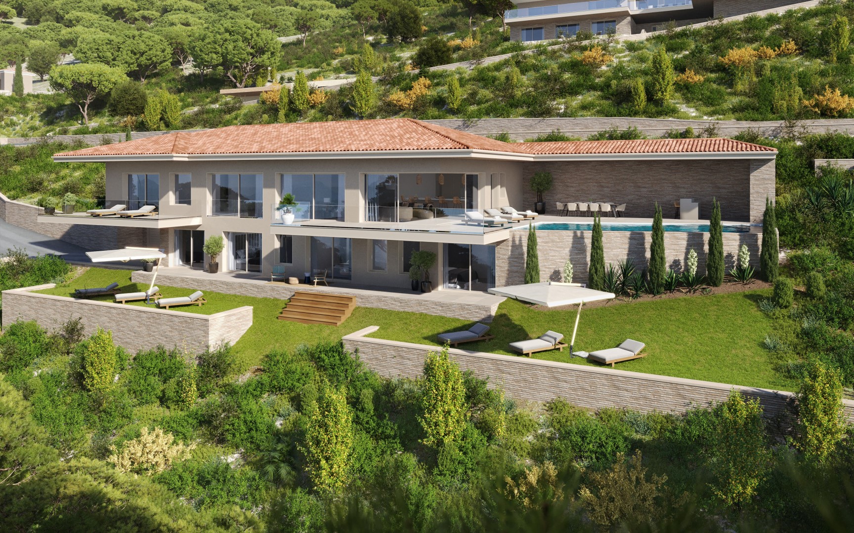 Luxe stadswoning te koop in Grimaud