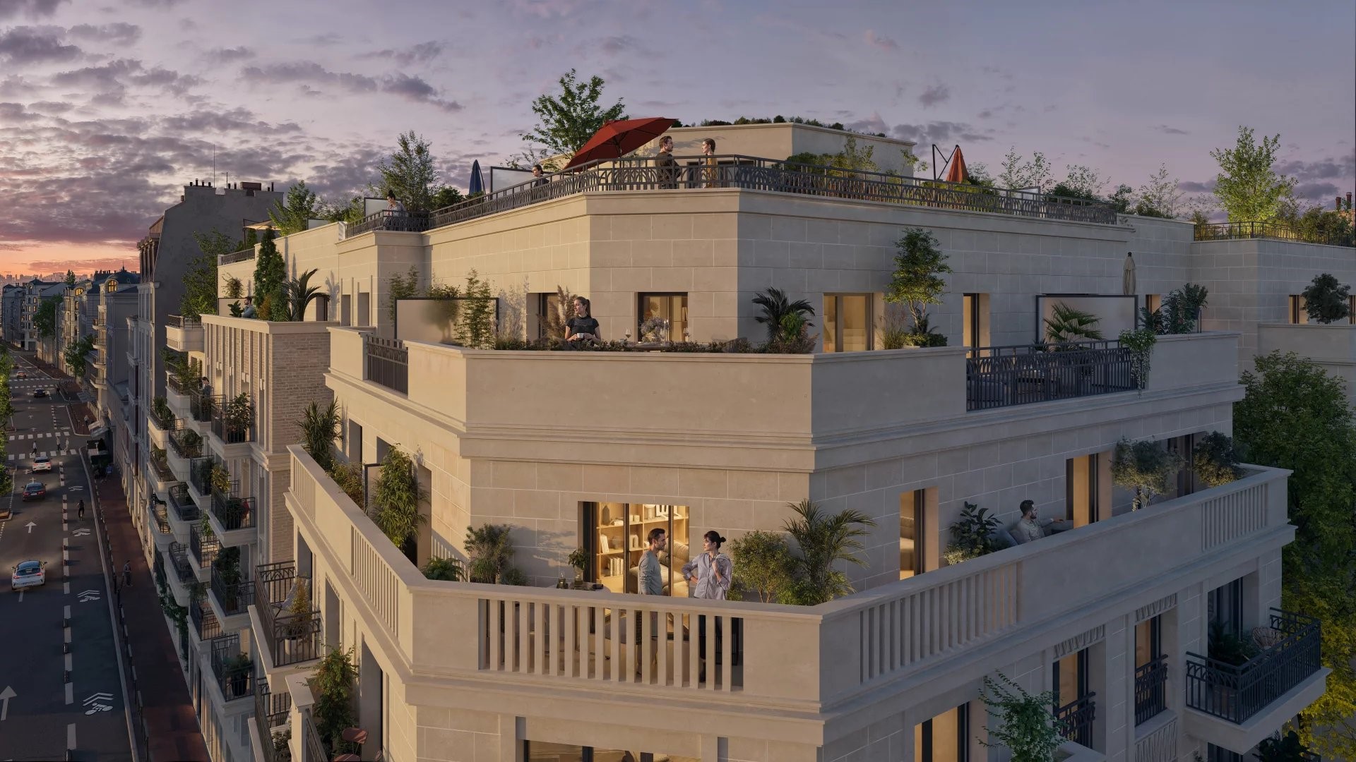 Luxury apartment for sale in the district Villiers-Danton