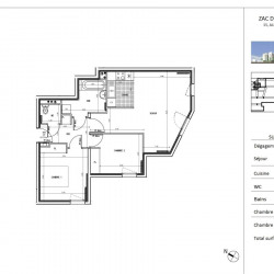 Location Studio Saint Ouen 750 Mois Appartement F1 T1 1 Piece 19m