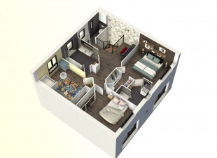 plan maison 400m2