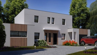 Plan maison contemporaine sur-mesure dans les Yvelines