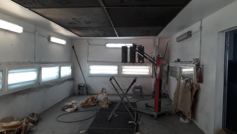 Installation d'une cabine de peinture pour garage à Marseille