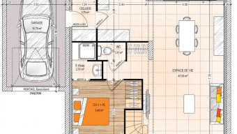 Plan Maison 120m2 Sur-Mesure - MF-Construction
