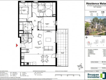 Appartement a louer marseille-11e-arrondissement - 4 pièce(s) - 85.3 m2 - Surfyn